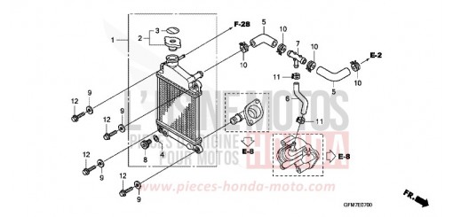 RADIATEUR NHX110WH8 de 2008